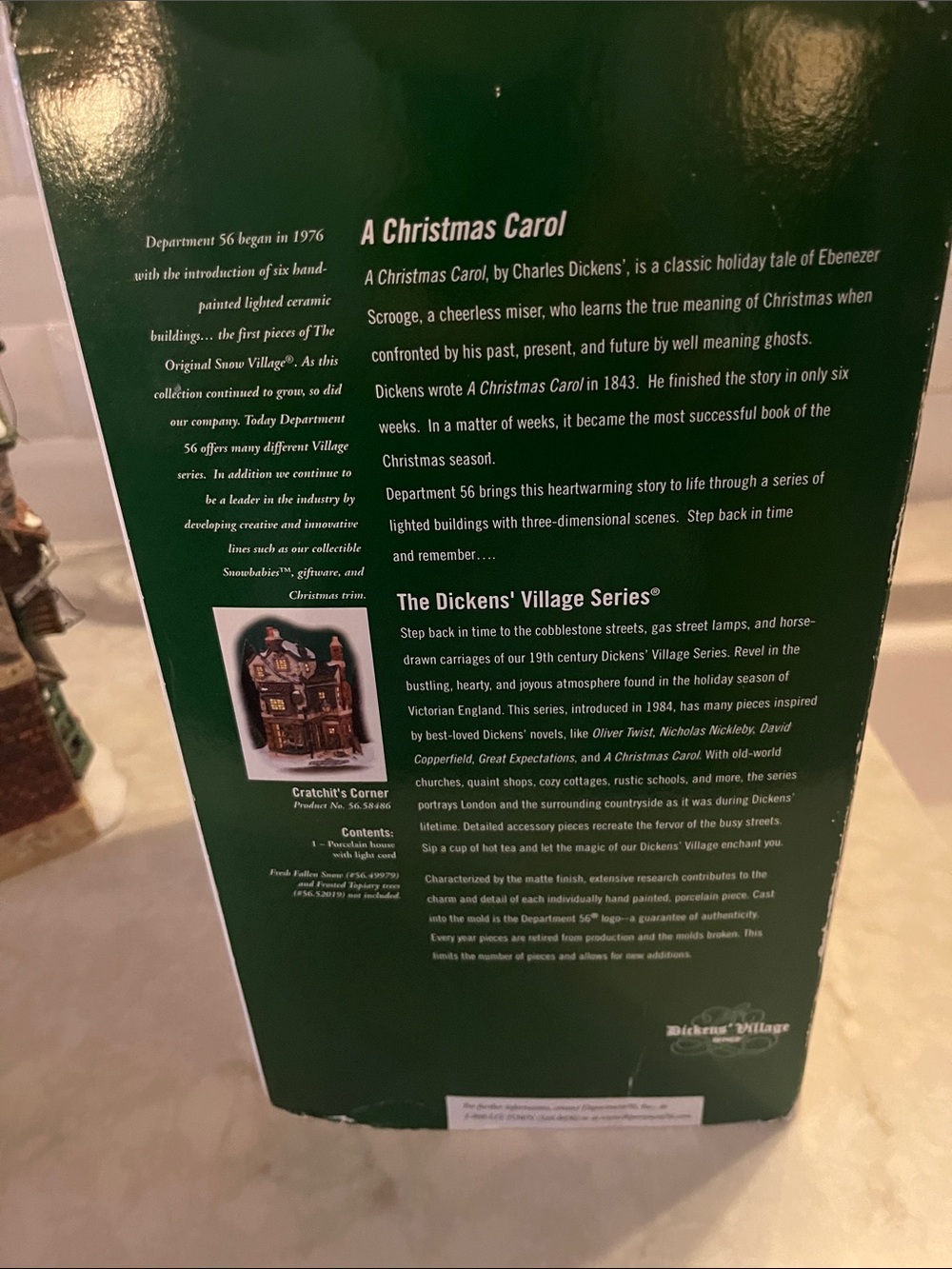 Department 56 dickens village a Christmas carol cratchits corner - Picture 14 of 14